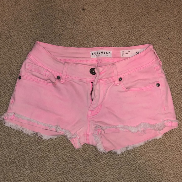 PacSun Pants - PacSun Pink Wash Jean Shorts Bullhead Denim Co.